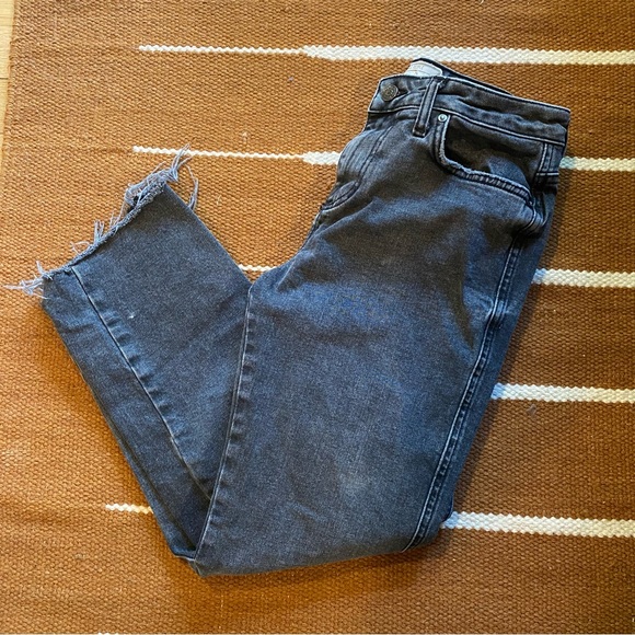 Free People • Black Raw Hem Jeans - Picture 8 of 11